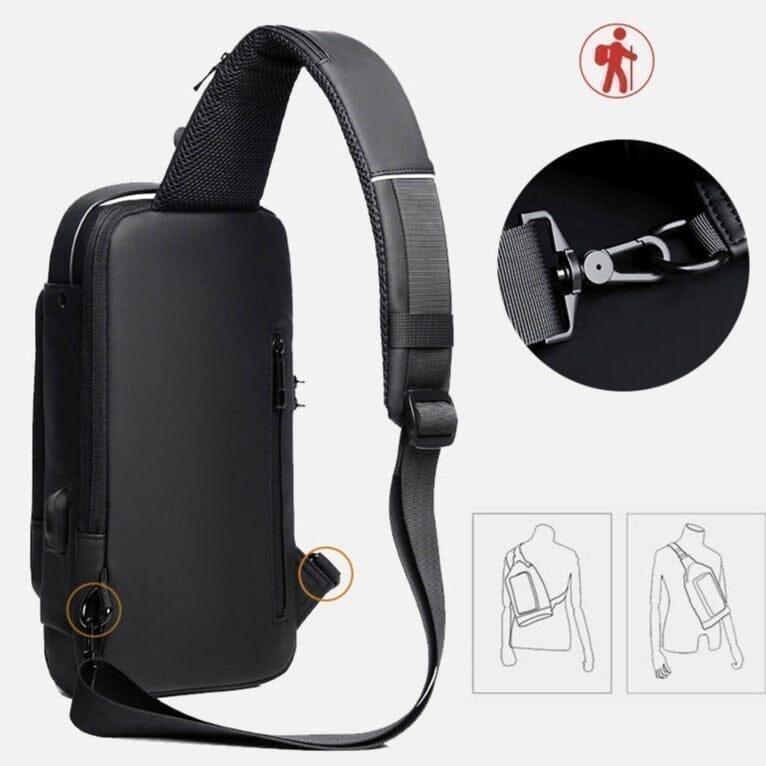 Mochila Anti-Furto com Senha USB Slim Bag - Smart tech