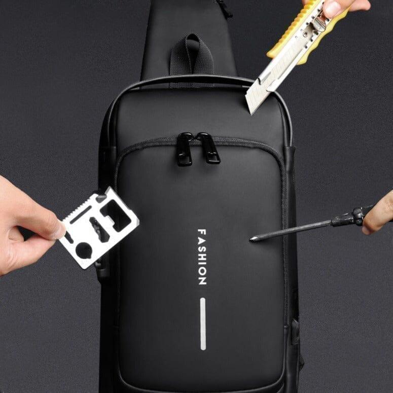 Mochila Anti-Furto com Senha USB Slim Bag - Smart tech